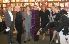 Kris and Copa alumnae at the Barnes and Noble book signing